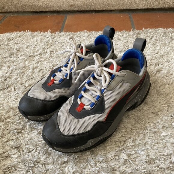 Puma Mens Shoes Thunder Electric Violet Black Quiet Shade Sneakers Size 9.5 - Picture 5 of 8